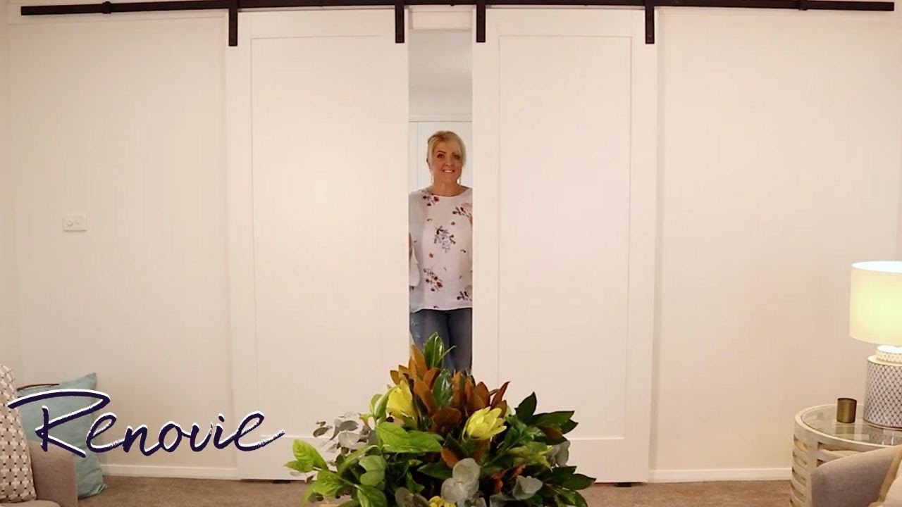 Sliding Barn Door Changeover for Living Room | Naomi Findlay | Renovie