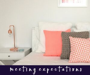 meeting expectations