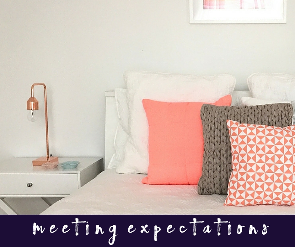 meeting expectations