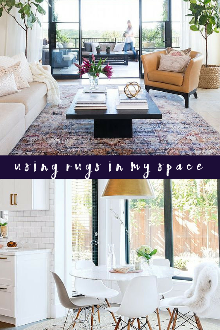 how to use rugs in your space
