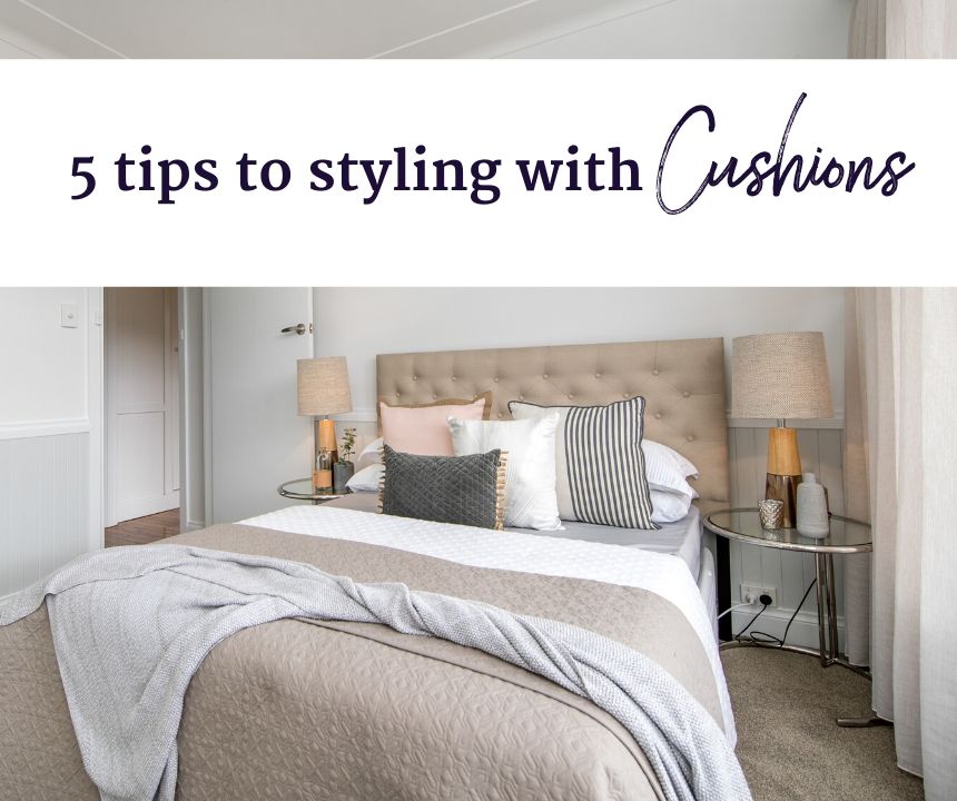 5 tips to styling with cushions