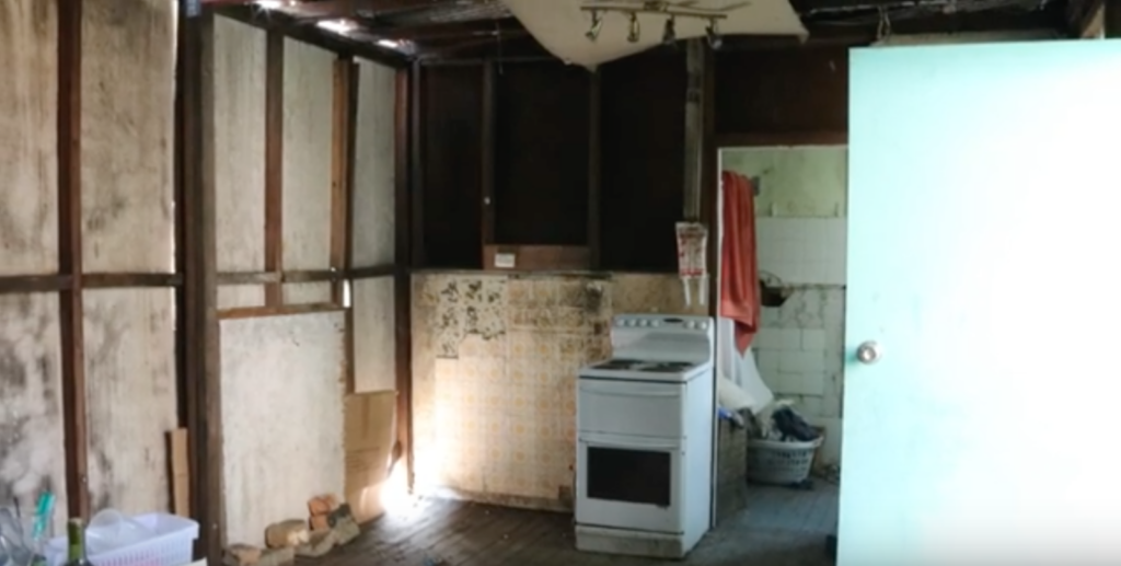 kitchen and dining area