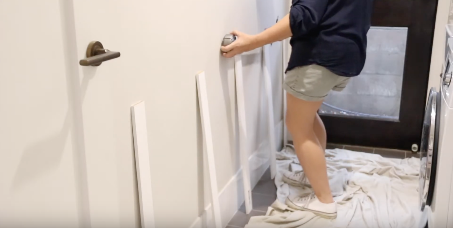 How To Hang Wallpaper and Install DIY Wall Panelling Naomi Findlay