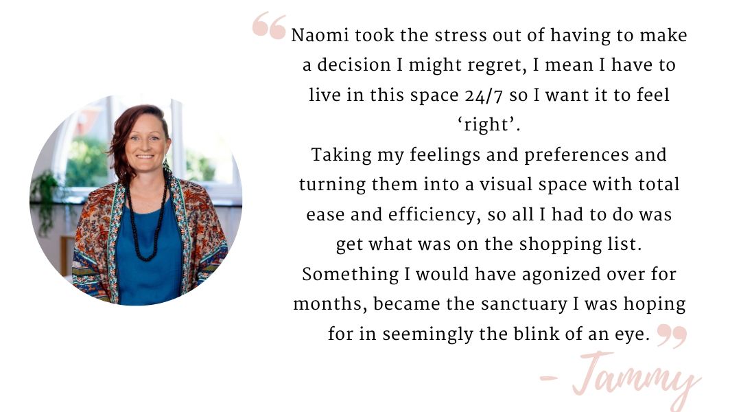 Testimonial by Tammy on working with Naomi Findley