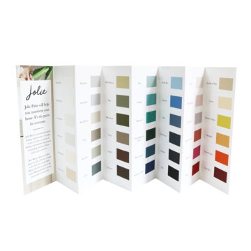 Jolie Paint Colour Card