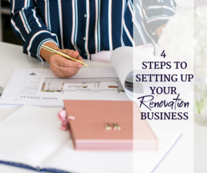 4 steps to set up a renovation business