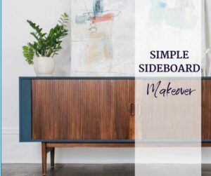 sideboard paint makeover