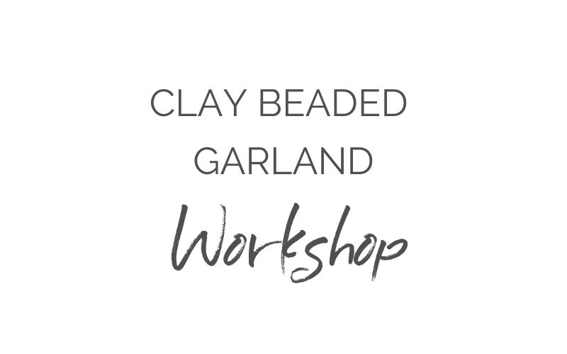 Clay-Beaded-garland-workshop